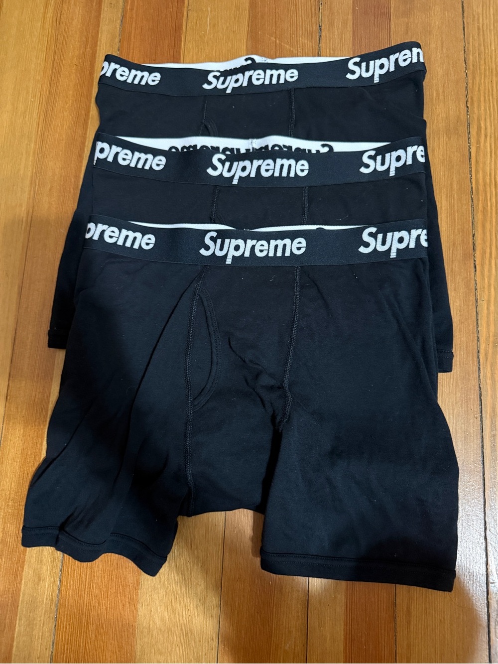 3 Supreme boxer briefs NWOT